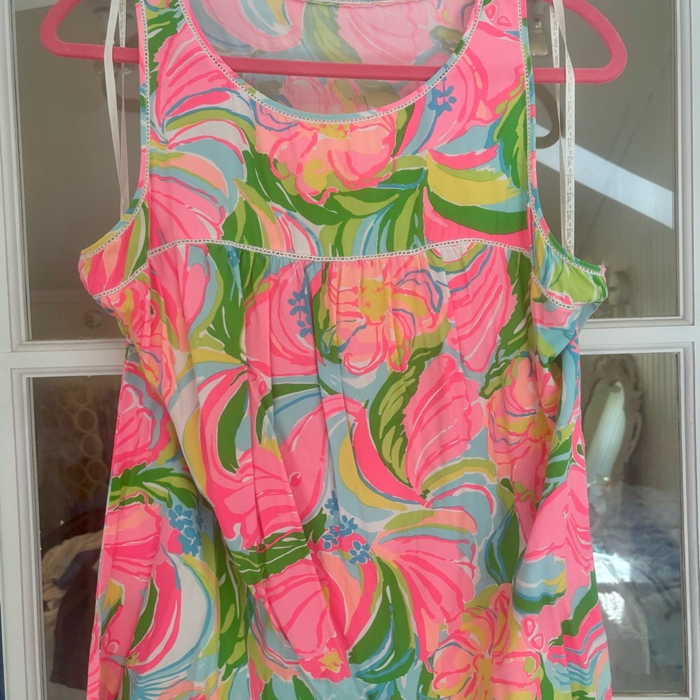 Lilly Pulitzer Multicolor Floral Tank Top